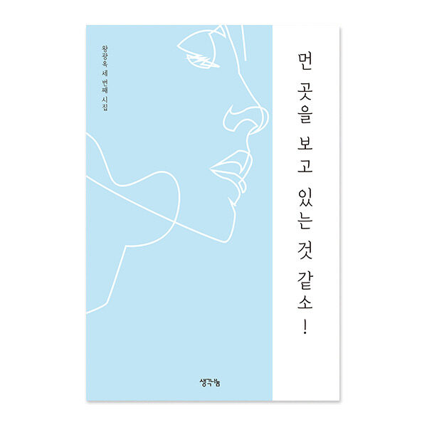 먼 곳을 보고 있는 것 같소!
